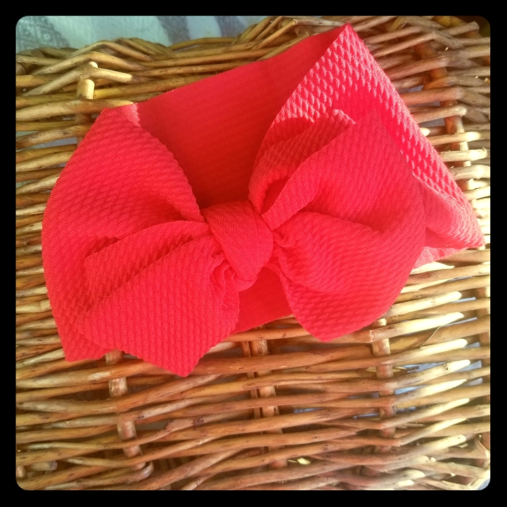 🆕️Red headwrap for babies/toddlers